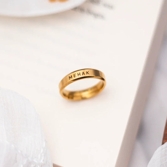 PERSONALISED CLASSIC RING