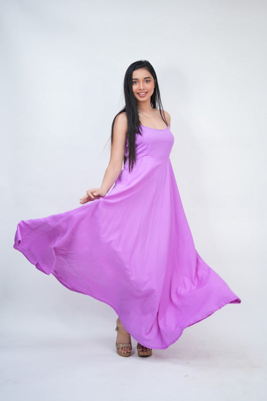 Adela Purple Gown