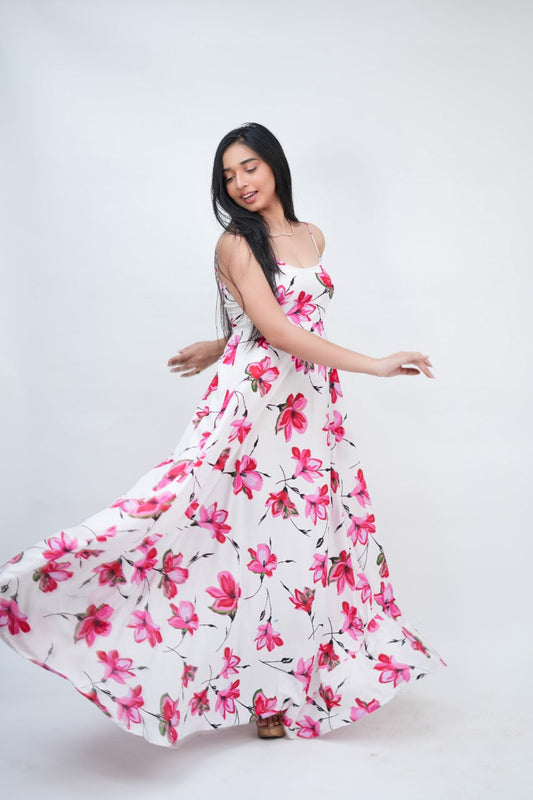 Cristina Floral Gown