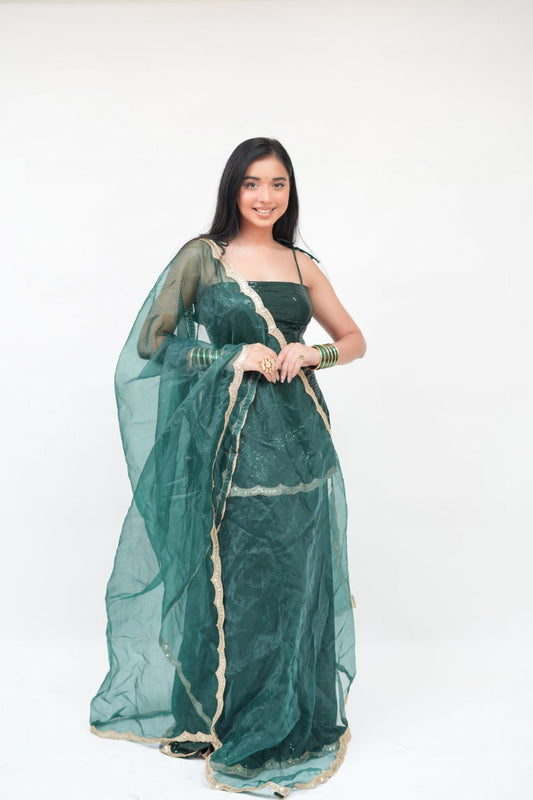 Green Glam Suit