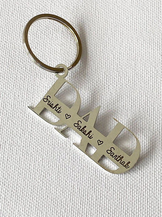 Personalised DAD Keychain