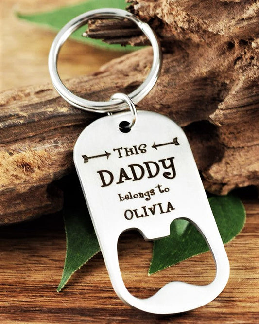 Personalised Bottle Opener Keychain