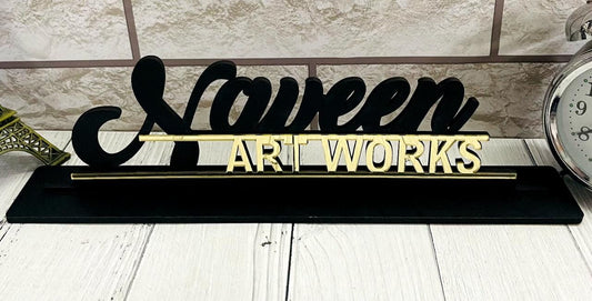 Customised Table name plate