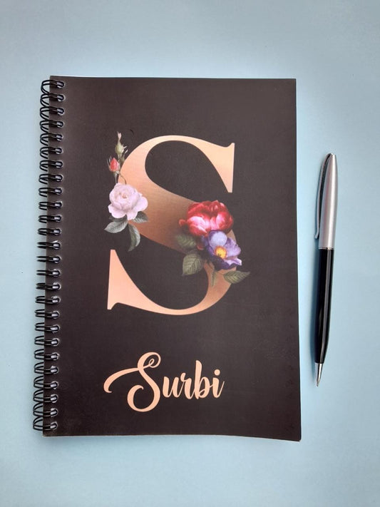 Personalised Name Alphabet Diary