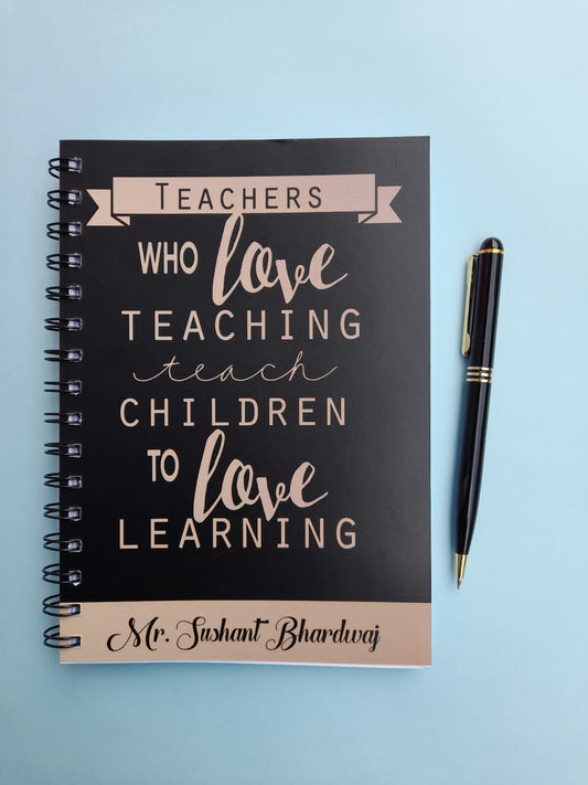 Personalised Teachers Diary