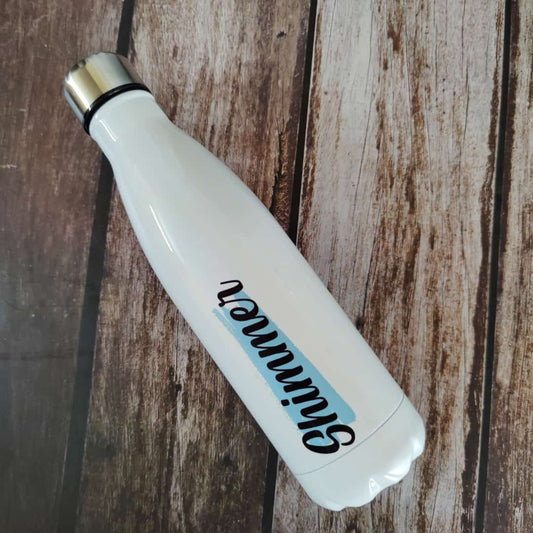 Personalised Name insulted steel bottle