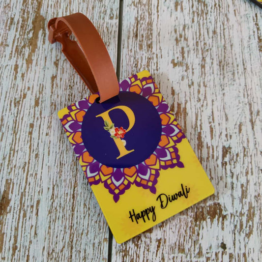Diwali special personalized bag tag