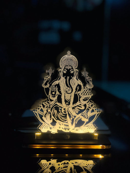 LED ACRYLIC GANESH JI GOD FRAMES