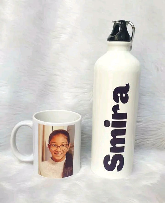 Water Bottle Plus coffee mug Combo