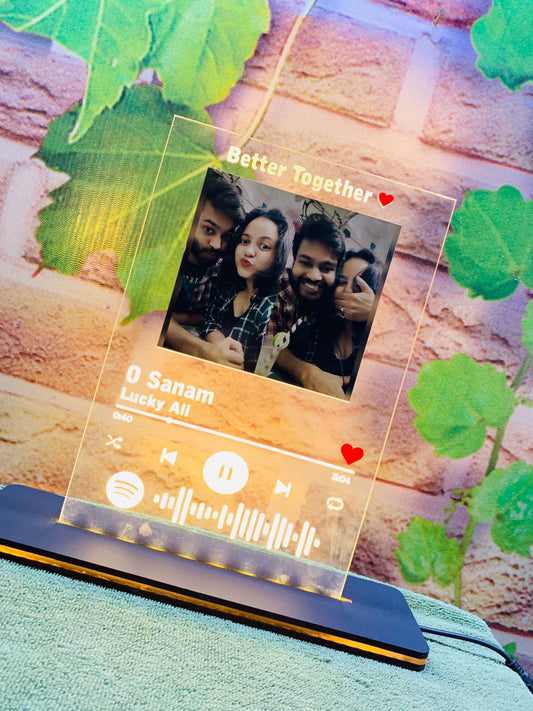 Customise acrylic Spotify table top