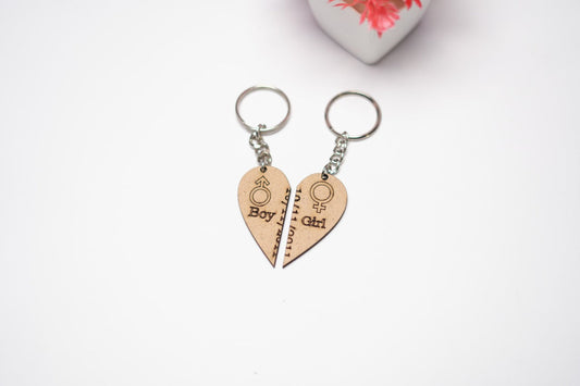 Special Date Couple Keychain