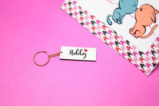 Hubby Keychain