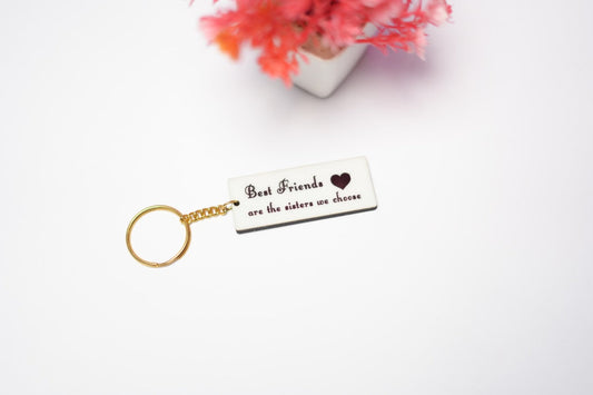 Best Friends Love Keychain