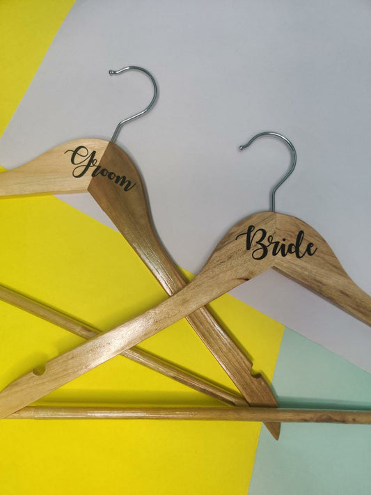 Personalised wooden hanger V2