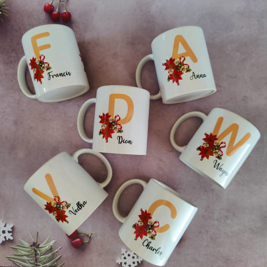 Personalised Christmas mug