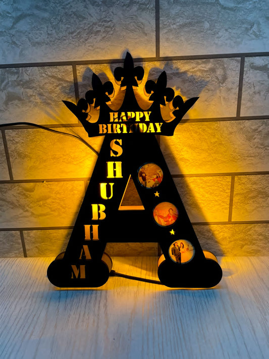 Crown Led Initial