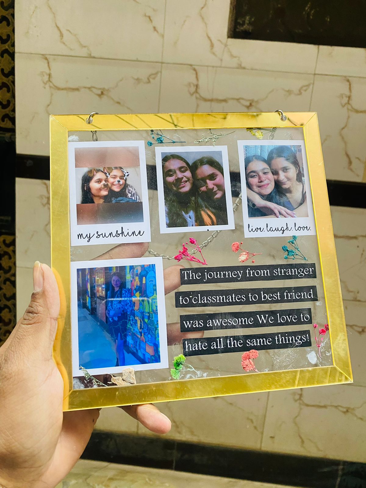 Memory String Frame Friendship Memory Frame – handmadelovebytanya