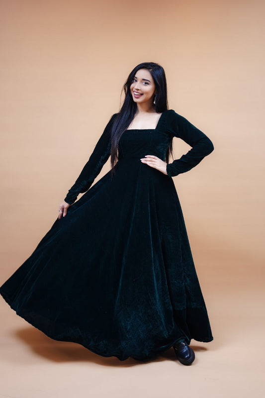 Anna Peacock green Gown