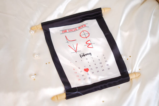 Personalised Our Love Month Scroll