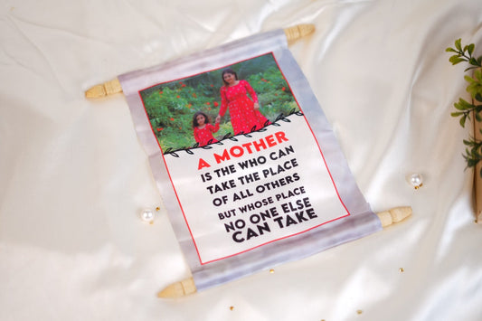 Personalised scroll For Mother
