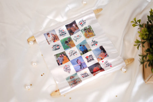 Personalised Mosaic love Scroll