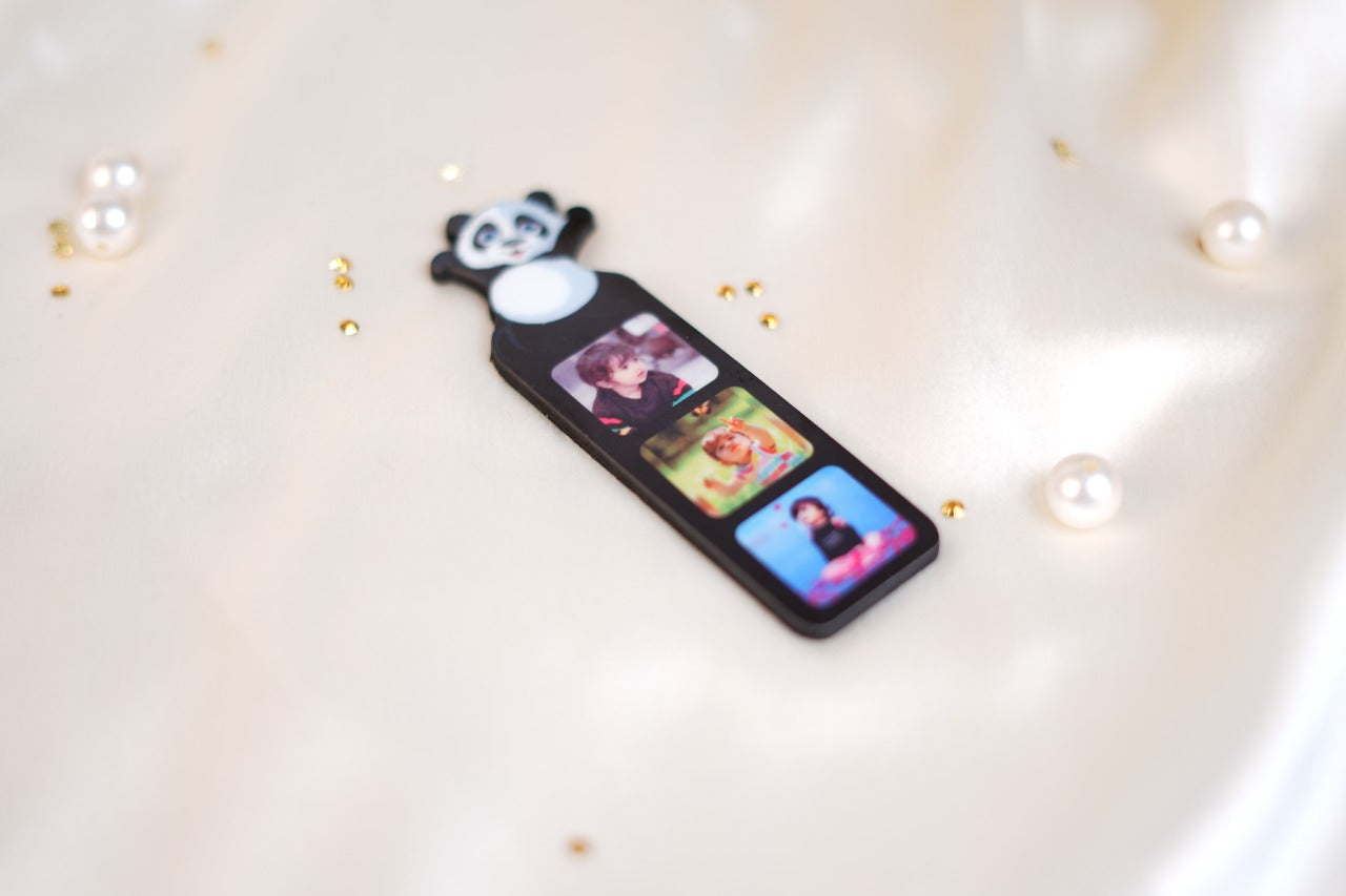 Customised Photo Panda Bookmark – handmadelovebytanya