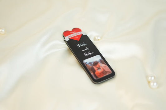 Valentines Day Wooden bookmark