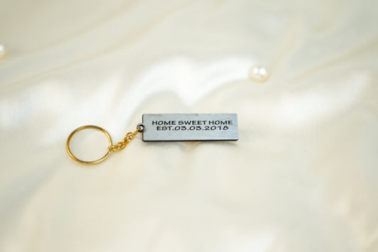Customised Engraved Keychain 103