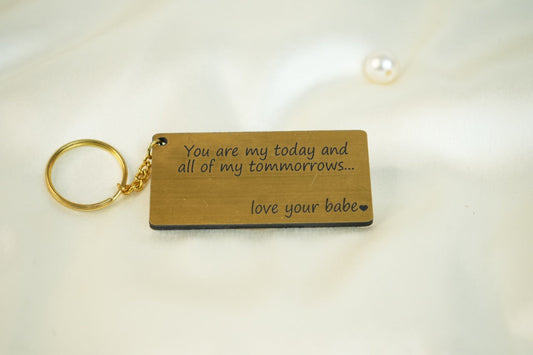 Customised Engraved Keychain 111