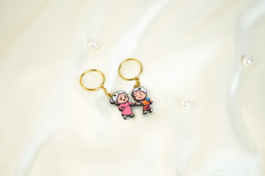 I wanna Grow Old with you Keychain
