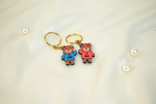 Panda Couple Keychain 02