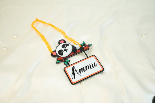 Customised Name Sleeping Panda wall Decor