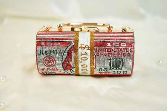 Dollar style pink Purse