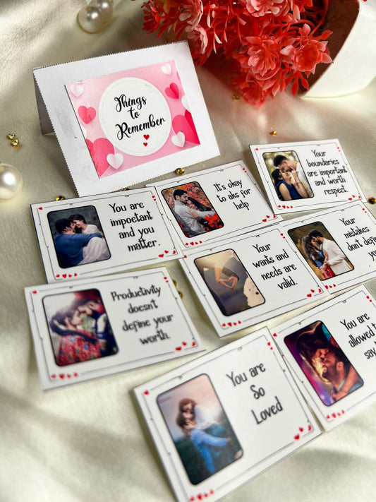 Things to remember card