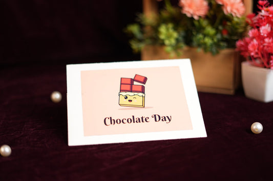 Chocolate Day Message Card