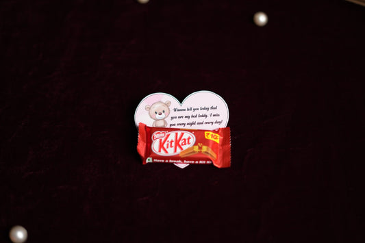 Teddy day Message Kitkat