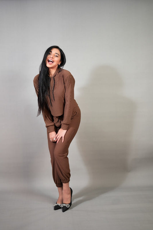 Katerini Brown Track Suit