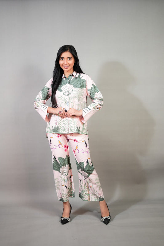 Naousa Floral Shirt Pant
