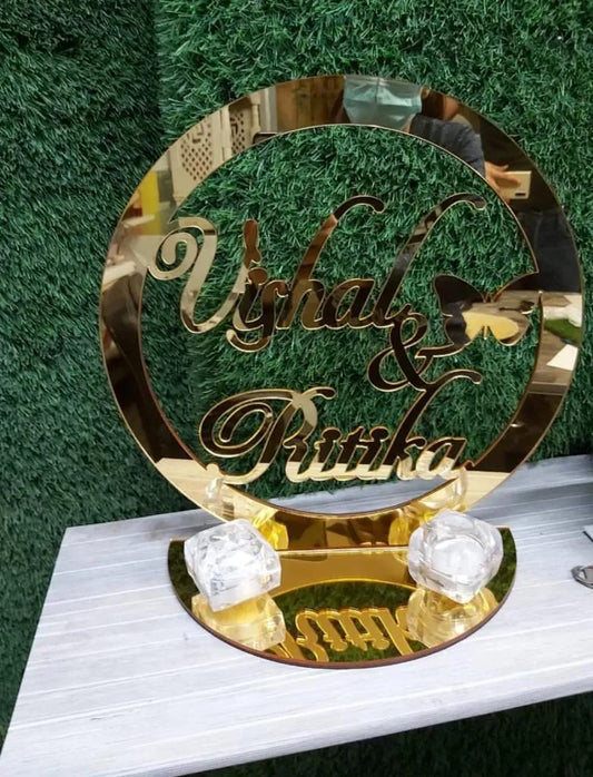 Engagement Glass Tray