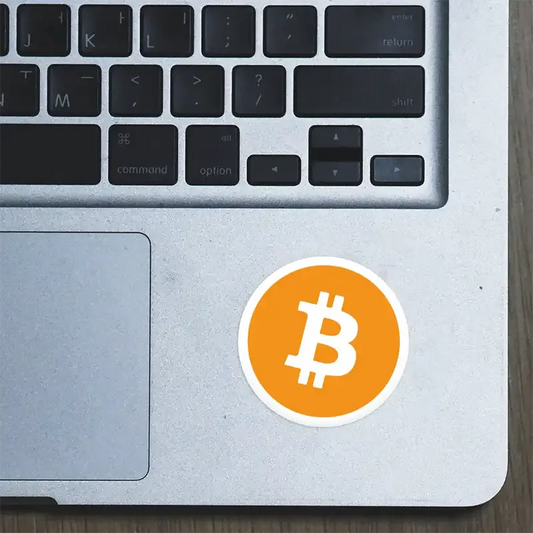 Bitcoin Laptop Sticker