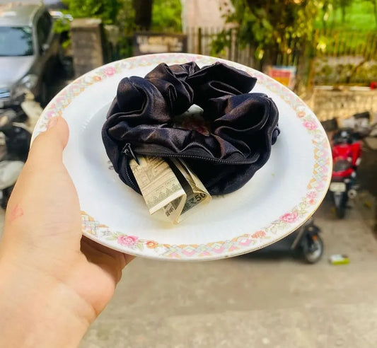 Satin Wallet Scrunchies