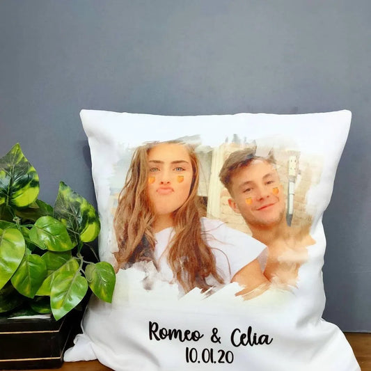 customised couple pillow