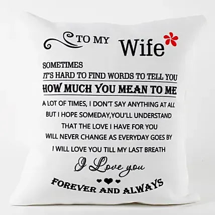 Customised Letter Cushion
