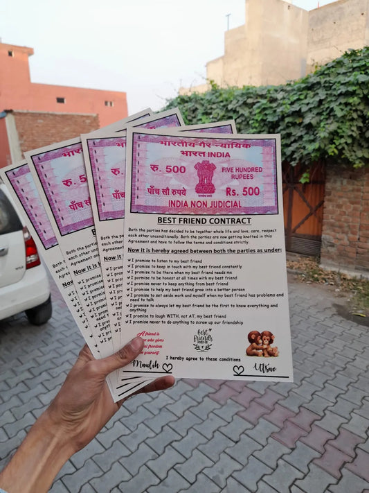 Best friend contract