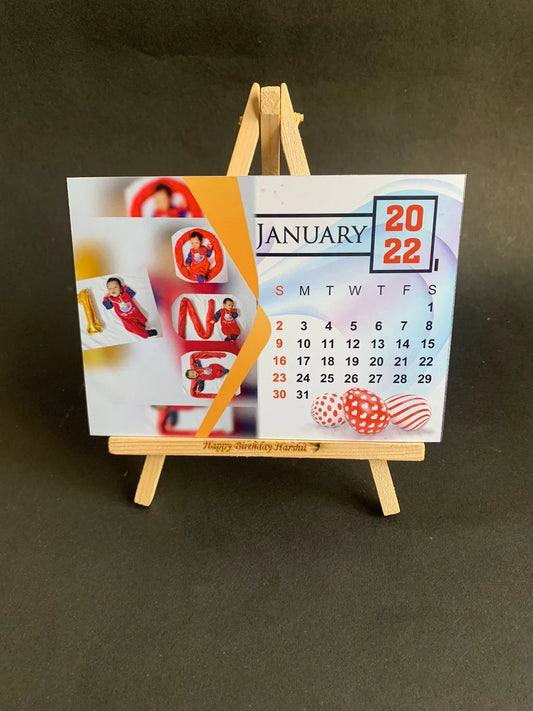 Wooden Easel Stand calendar - 2022