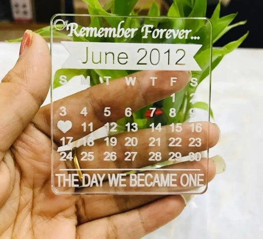 Calendar Keychain