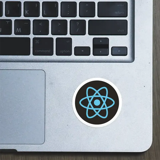 React Laptop Sticker