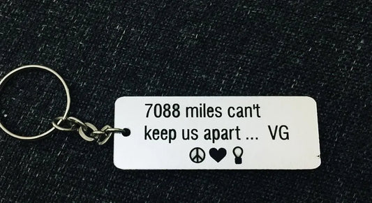 Customised Silver Keychain