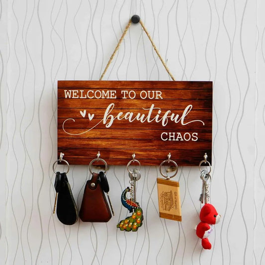 Wooden keyholder