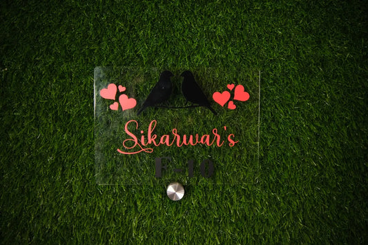 Love Name Plate